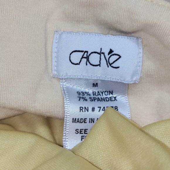 Cache - Yellow Haltered Mini Dress - Picture 13 of 13